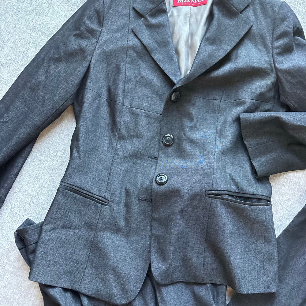 Max Mara Dark Grey Women’s Tailored Suit - Picture 3 of 9